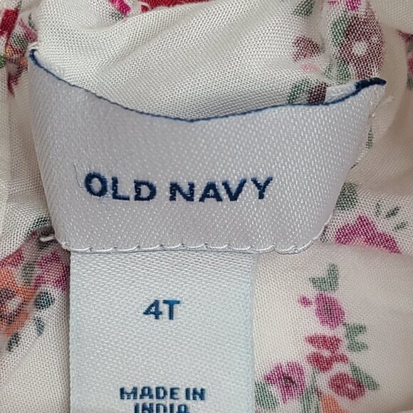 Old Navy Set of 2 Floral Boho Spring Summer Dress 4T - Picture 10 of 12